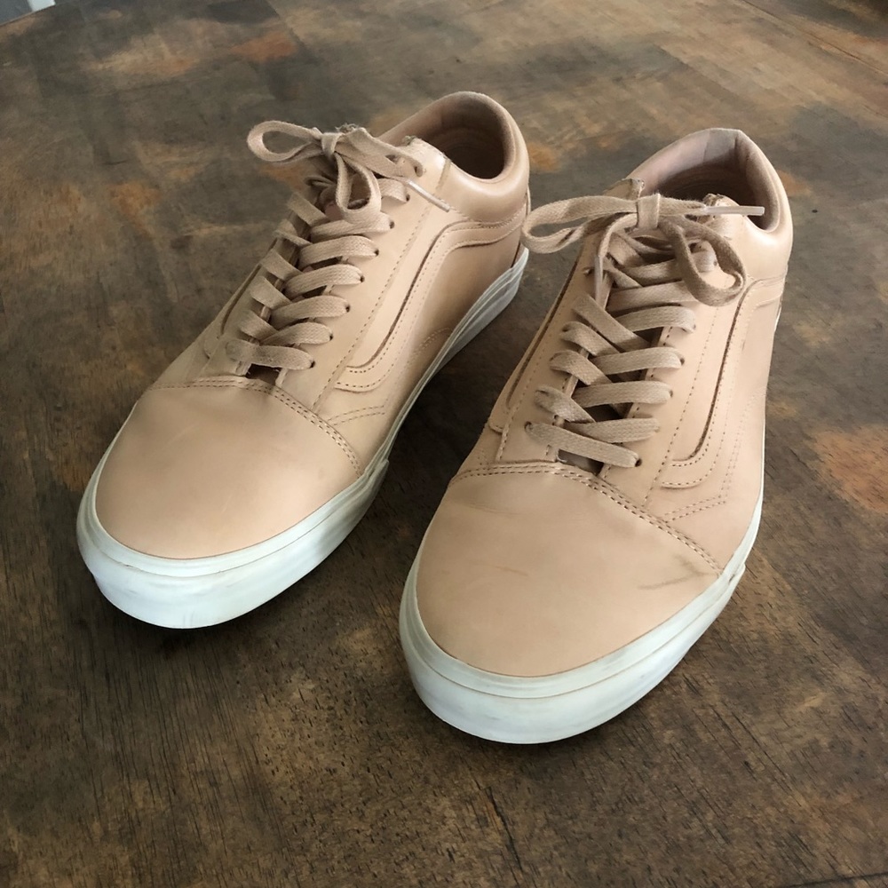 Vans - Old Skool: Mono Peach Leather, 11.5 men’s
